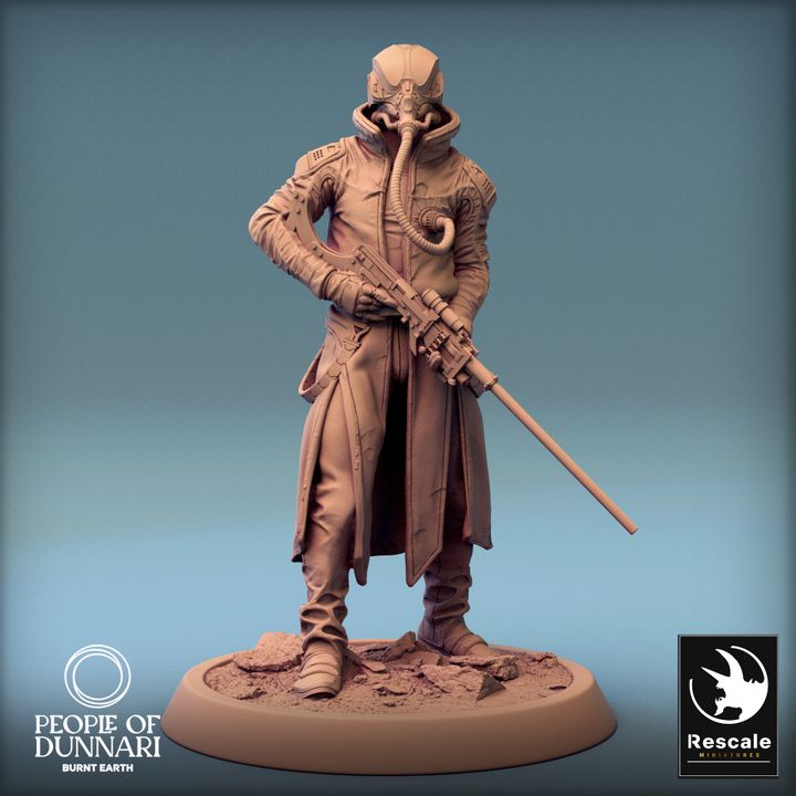 Collection Zephyr Ranger Desert Traveler | Medium | Rescale Miniatures | D&D DnD Pathfinder Miniature