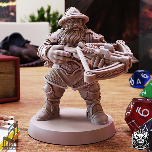 Dwarf Crossbower - A (25mm Base)