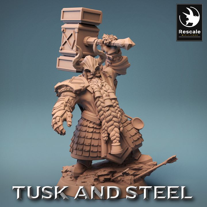 Collection Dwarf Warrior Soldier Collection Medium | Rescale Miniatures | D&D DnD Pathfinder Miniature