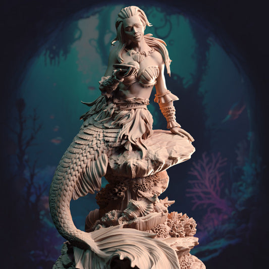 Deep Sea Siren Ocean Creature Monstrosity | Medium | DM Stash | D&D DnD Pathfinder Miniature
