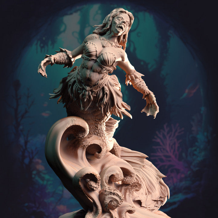 Deep Sea Siren Ocean Creature Monstrosity | Medium | DM Stash | D&D DnD Pathfinder Miniature