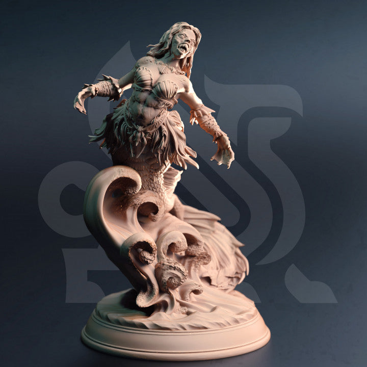 Deep Sea Siren Ocean Creature Monstrosity | Medium | DM Stash | D&D DnD Pathfinder Miniature