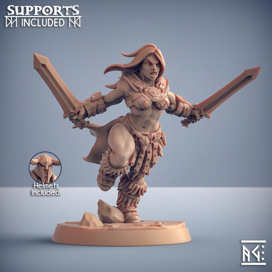 Dragonpeak Barbarian - Charging (25mm Base)