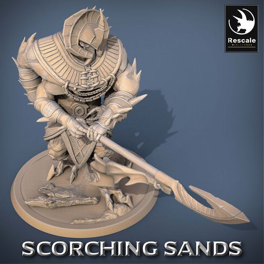 Insectoid Warrior Spear Guard Mythical | Large | Rescale Miniatures | D&D DnD Pathfinder Miniature