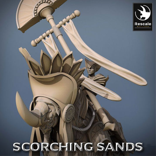 Egyptian Mount - Banner (50mm Base)