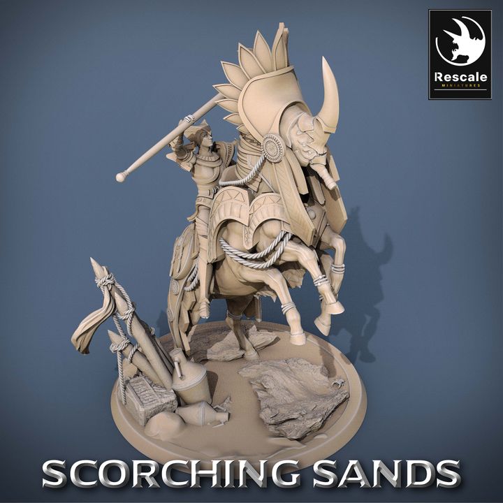 Egyptian Mount Beast Desert | Large | Rescale Miniatures | D&D DnD Pathfinder Miniature