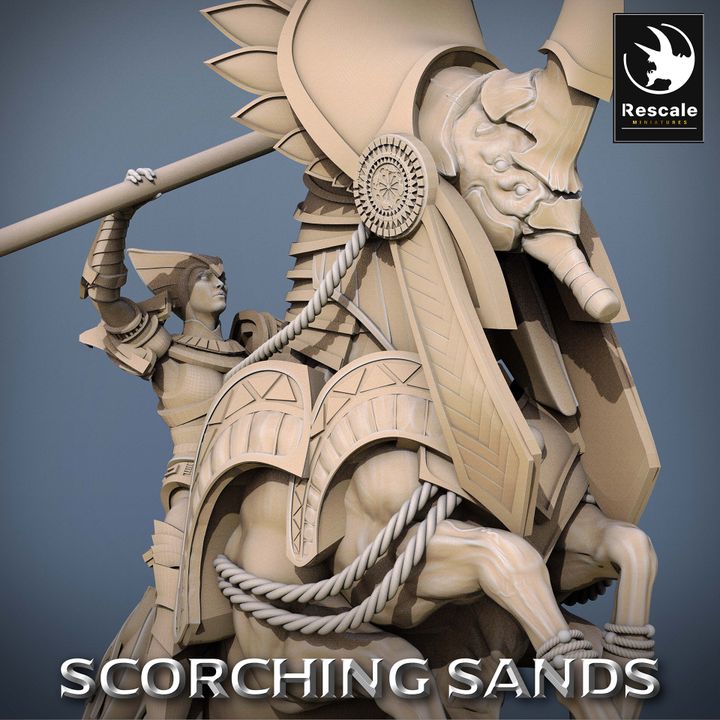Egyptian Mount Beast Desert | Large | Rescale Miniatures | D&D DnD Pathfinder Miniature
