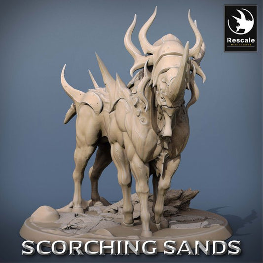 Egyptian Mount Saddle Beast | Large | Rescale Miniatures | D&D DnD Pathfinder Miniature
