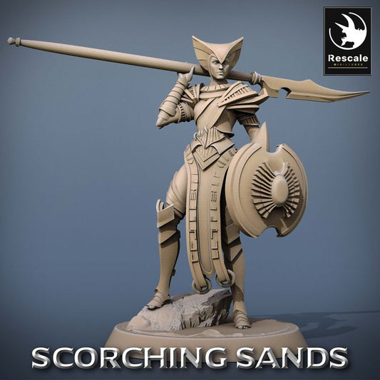 Collection Egyptian Soldier Lance Collection Medium | Rescale Miniatures | D&D DnD Pathfinder Miniature