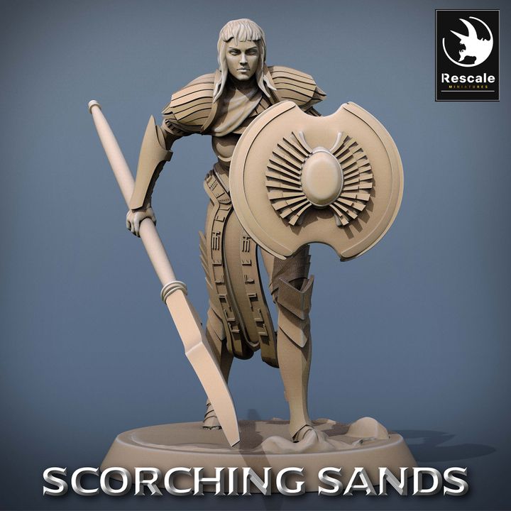 Collection Egyptian Soldier Fighter | Medium | Rescale Miniatures | D&D DnD Pathfinder Miniature