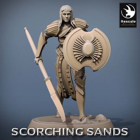 Collection Egyptian Soldier Lance Collection Medium | Rescale Miniatures | D&D DnD Pathfinder Miniature