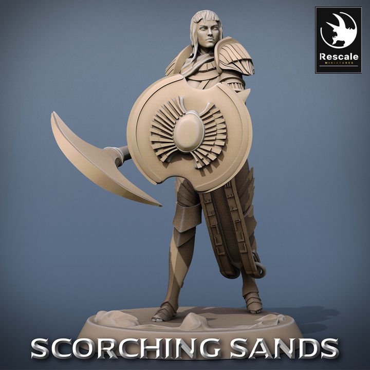 Collection Egyptian Soldier Fighter | Medium | Rescale Miniatures | D&D DnD Pathfinder Miniature