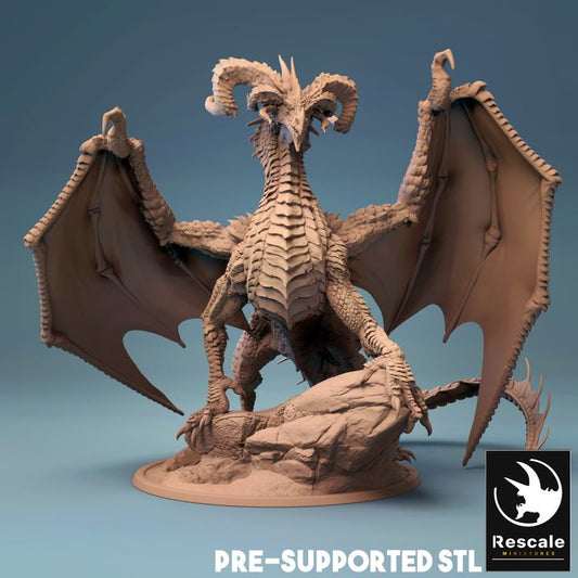 Elder Black Dragon - Regal (100mm Base)