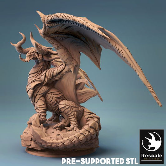 Elder Cloud Dragon - Majestic (100mm Base)