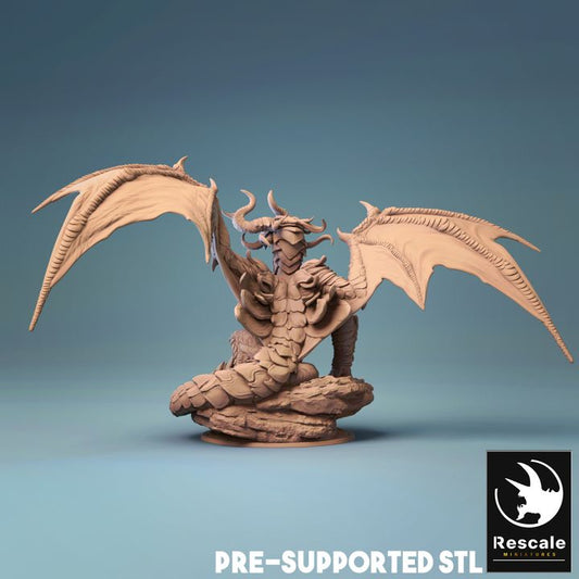 Elder Cloud Dragon - Majestic (100mm Base)