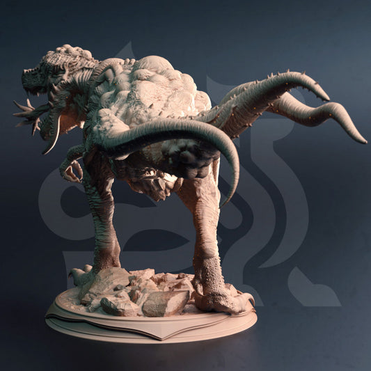 Eldritch Dinosaur Monster Miniature | Huge | DM Stash | D&D DnD Pathfinder Miniature
