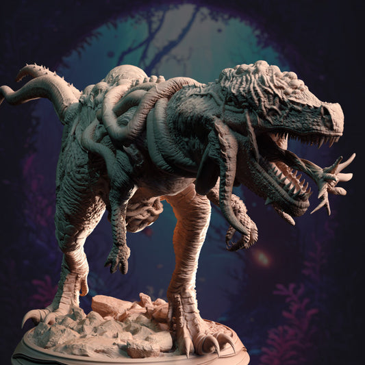 Eldritch Dinosaur Monster Miniature | Huge | DM Stash | D&D DnD Pathfinder Miniature
