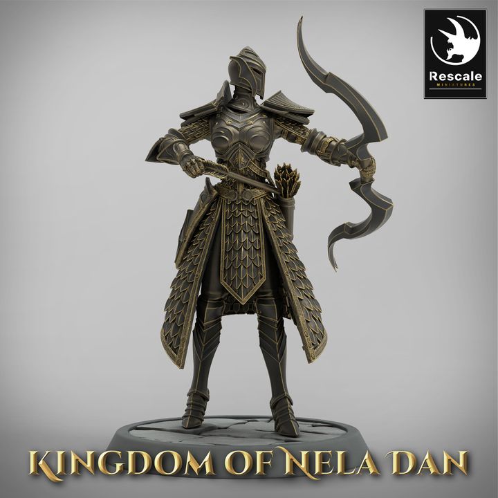 Collection Elf Archer Ranger Scout | Medium | Rescale Miniatures | D&D DnD Pathfinder Miniature