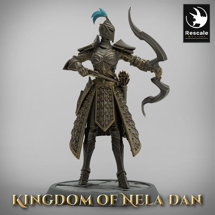 Collection Elf Archer Ranger Scout | Medium | Rescale Miniatures | D&D DnD Pathfinder Miniature