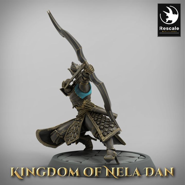 Collection Elf Archer Ranger Scout | Medium | Rescale Miniatures | D&D DnD Pathfinder Miniature