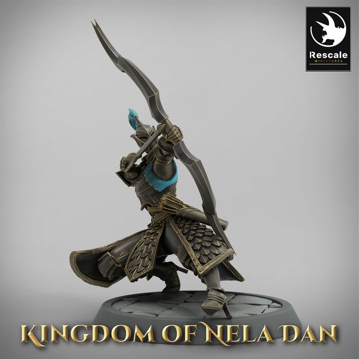Collection Elf Archer Ranger Scout | Medium | Rescale Miniatures | D&D DnD Pathfinder Miniature