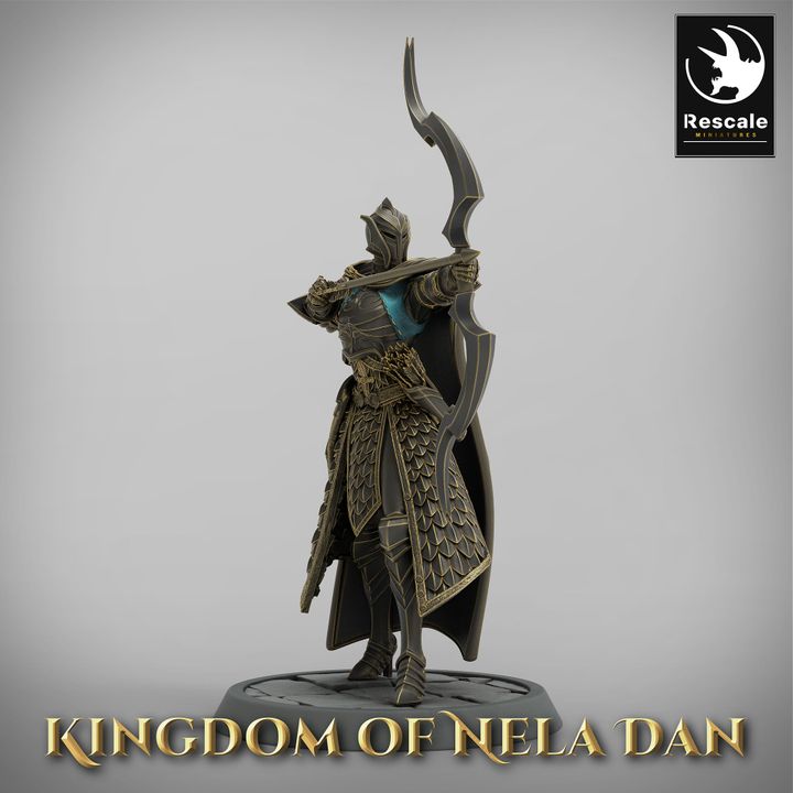 Collection Elf Archer Ranger Scout | Medium | Rescale Miniatures | D&D DnD Pathfinder Miniature