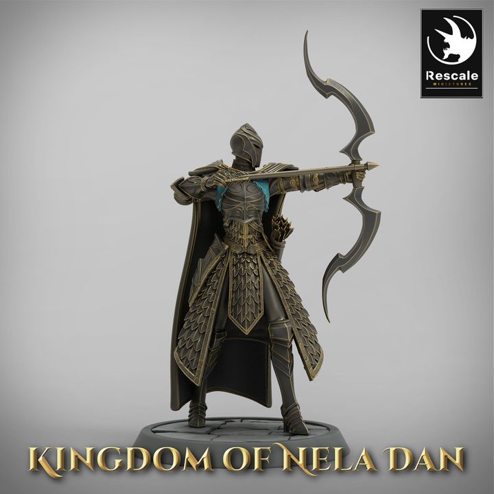 Collection Elf Archer Ranger Scout | Medium | Rescale Miniatures | D&D DnD Pathfinder Miniature