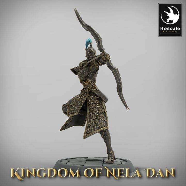 Collection Elf Archer Ranger Scout | Medium | Rescale Miniatures | D&D DnD Pathfinder Miniature