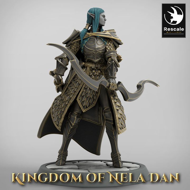 Collection Elf Archer Ranger Scout | Medium | Rescale Miniatures | D&D DnD Pathfinder Miniature