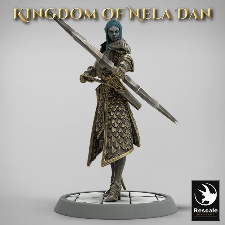 Collection Elf Archer Ranger Scout | Medium | Rescale Miniatures | D&D DnD Pathfinder Miniature