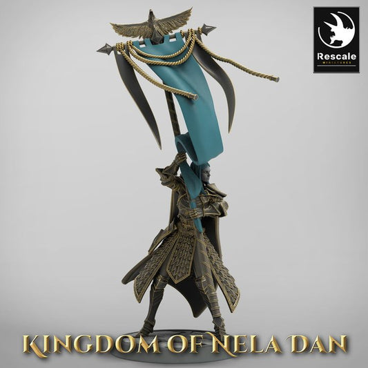 Collection Elf Warrior Light Support Heralds | Medium | Rescale Miniatures | D&D DnD Pathfinder Miniature