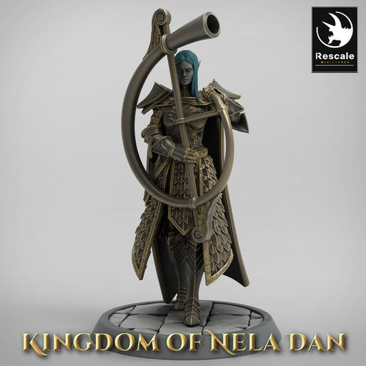 Collection Elf Warrior Light Support Heralds | Medium | Rescale Miniatures | D&D DnD Pathfinder Miniature