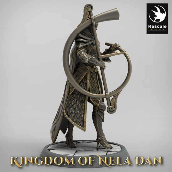 Collection Elf Warrior Light Support Heralds | Medium | Rescale Miniatures | D&D DnD Pathfinder Miniature