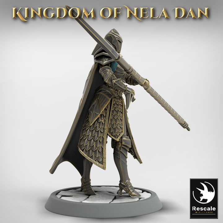 Collection Elven Infantry Warriors | Medium | Rescale Miniatures | D&D DnD Pathfinder Miniature