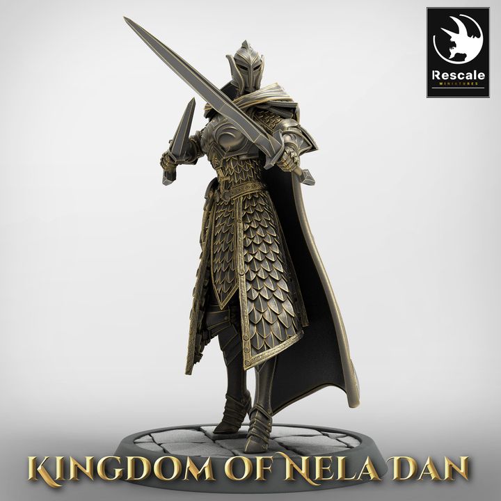 Collection Elven Infantry Warriors | Medium | Rescale Miniatures | D&D DnD Pathfinder Miniature