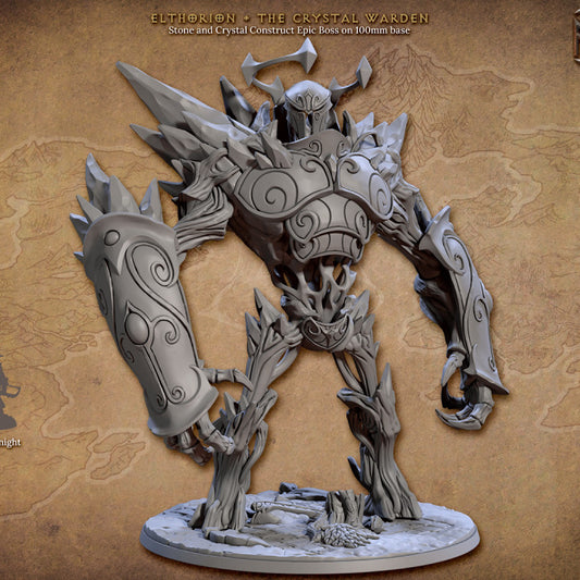 Elthorion – Crystal Warden (100mm Base)