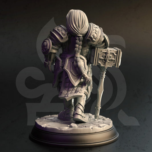Dwarf Conquest Paladin - Standing (25mm Base)