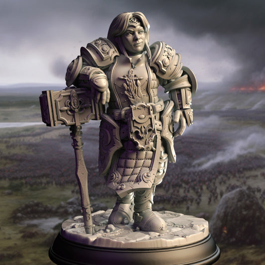 Dwarf Conquest Paladin - Standing (25mm Base)