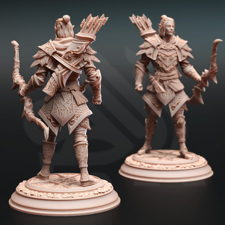 Elven Monster Hunter Ranger - Standing (25mm Base)