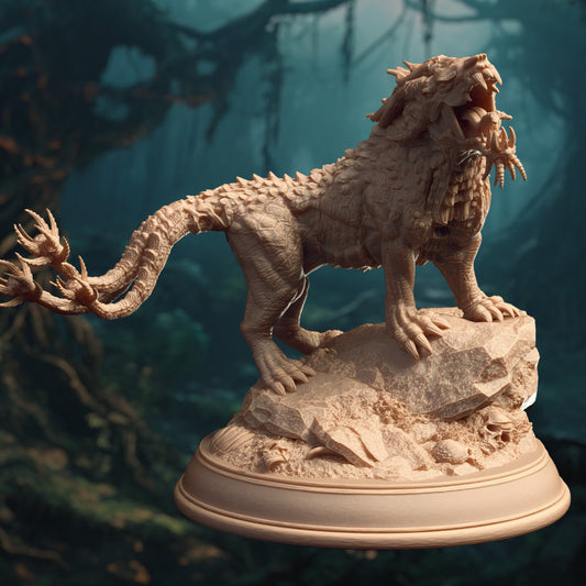 Godless Panther - Roaring (50mm Base)