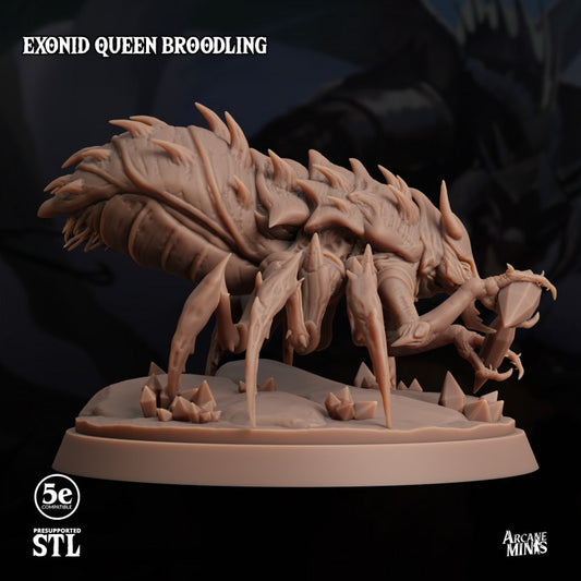 Exonid Queen Broodling - Static (50mm Base)