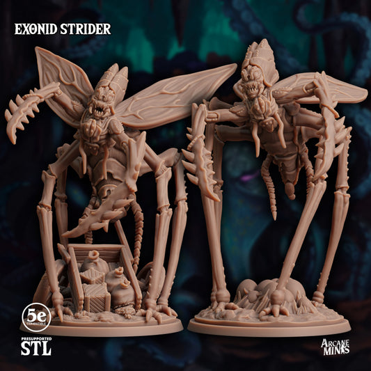 Exonid Strider Insectoid Monster Large | Sordane Publishing | D&D DnD Pathfinder Miniature