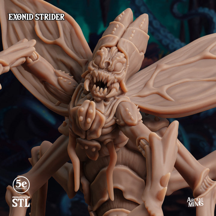 Exonid Strider Insectoid Monster Large | Sordane Publishing | D&D DnD Pathfinder Miniature