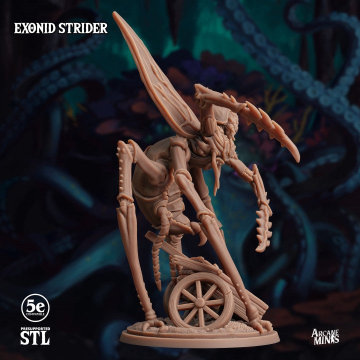 Exonid Strider Insectoid Monster Large | Sordane Publishing | D&D DnD Pathfinder Miniature