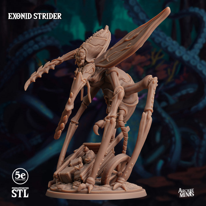 Exonid Strider Insectoid Monster Large | Sordane Publishing | D&D DnD Pathfinder Miniature