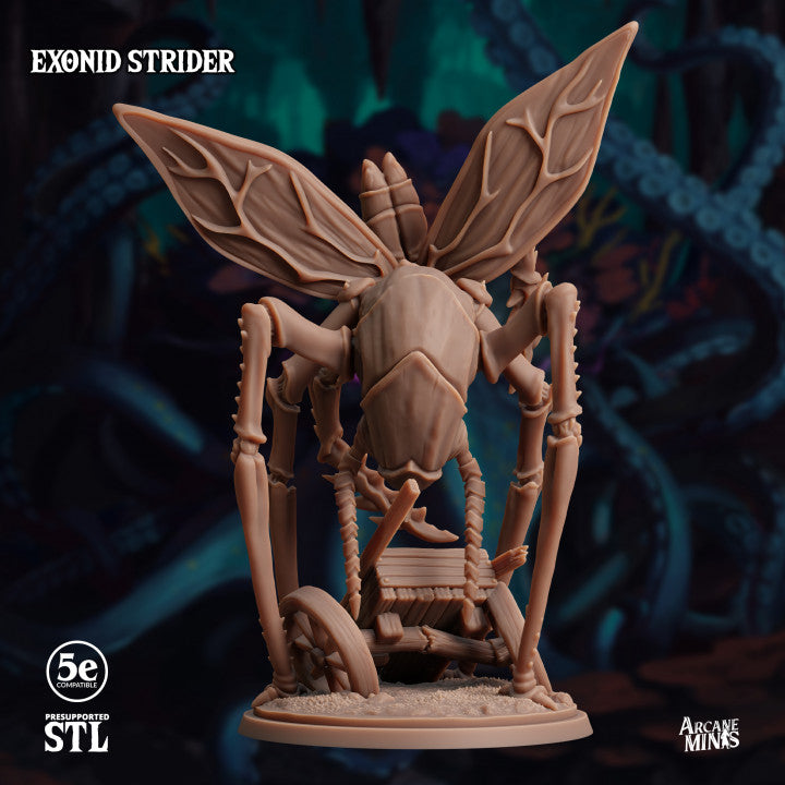 Exonid Strider Insectoid Monster Large | Sordane Publishing | D&D DnD Pathfinder Miniature
