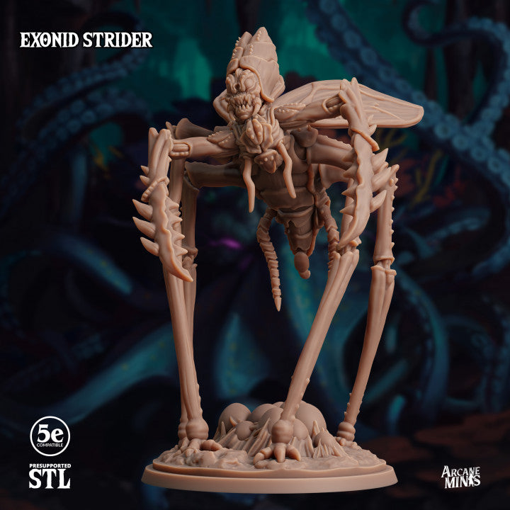Exonid Strider Insectoid Monster Large | Sordane Publishing | D&D DnD Pathfinder Miniature