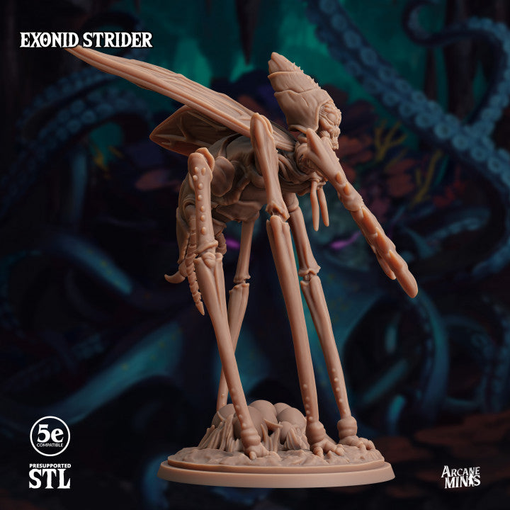 Exonid Strider Insectoid Monster Large | Sordane Publishing | D&D DnD Pathfinder Miniature