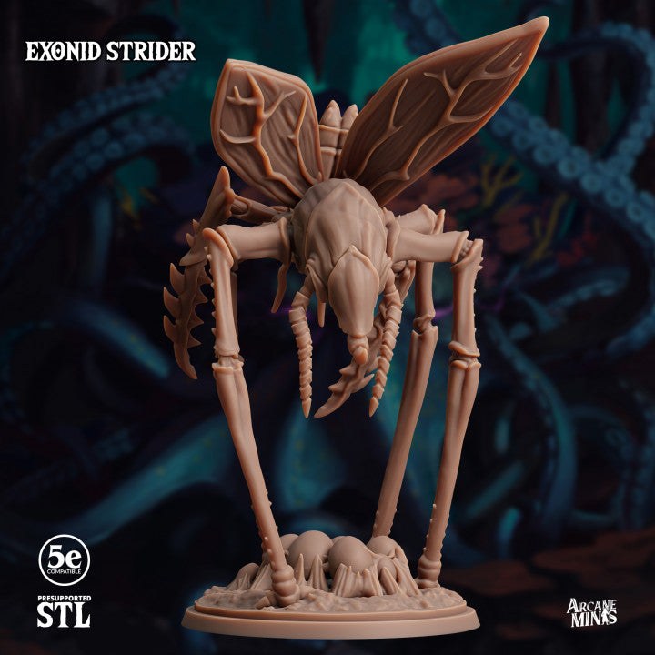 Exonid Strider Insectoid Monster Large | Sordane Publishing | D&D DnD Pathfinder Miniature