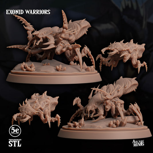 Exonid Warrior - Advance (50mm Base)